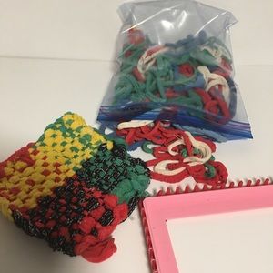 VTG HANDICRAFT LOOM WITH FRAME WEAVING